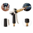 High Pressure Copper Water Spray Gun Nozzle For Car Washing Flowers Watering