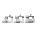 3-pack 1/2" 3/4" 1" Rolled Hemmer Pressure Foot Sewing Machine Presser Machine