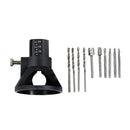 1 Drill Carving Rotary Locator+Drill Bit +4pcs HSS Wood Milling Burrs For Dremel