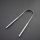 Stainless Steel Tongue Tounge Cleaner Scraper Dental Care Oral Bad Breath Tool