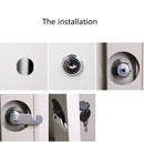 Replacement Lock for Desk Drawer Cabinet Door Cam Lock Metal Box Locker With Key