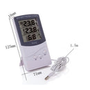 Hygrometer Clock Temperature-Humidity-Meter Weather-Station Lcd Digital Indoor