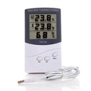 Digital-Thermometer Alarm-Clock Temperature-Humidity-Meter Lcd-Display
