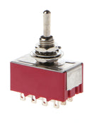 Toggle Switch ON/ON Latching DPDT Mini Rocker Switches 250VAC Solder Terminal
