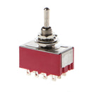 Toggle Switch ON/ON Latching DPDT Mini Rocker Switches 250VAC Solder Terminal