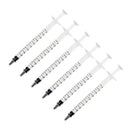 20pcs 1ml Disposable Plastic Syringe No Needle For Nutrient Measure