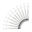 20pcs 1ml Disposable Plastic Syringe No Needle For Nutrient Measure