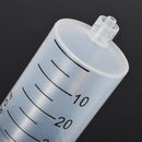 1set Large 100ml Plastic Syringe Clear Tube For Measuring Nutrient Kitchen DIY