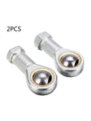 2pcs 8mm Female Right Hand Thread Rod End Joint Bearing Metric Thread M8x1.25mm