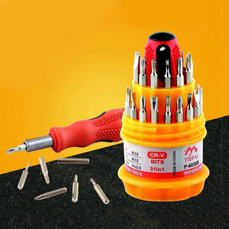 1 x 31 in 1 Precision Magnetic Mini Screwdriver Phone Repair Kit Heavy Duty Hot