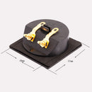 2pcs 2-Way Speaker Box Terminal Binding Post Square Screw Cup Connector Black