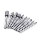 20X Mini HSS Routing Router Grinding Bits Burr For Rotary Tool Bosch New
