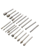 20X Mini HSS Routing Router Grinding Bits Burr For Rotary Tool Bosch New