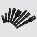 8pcs/Kit Impact Grade Socket Adapter Extension Set Turns Power Drill Hand Tool