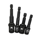 8pcs/Kit Impact Grade Socket Adapter Extension Set Turns Power Drill Hand Tool
