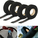 16mm*15M Car Self Adhesive Anti Squeak Felt Automotive Wiring Harness Tape Black