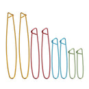 4 Sizes Of Aluminum Alloy Needle Holder Brooch Knit Needle Crochet Hook Tool  x