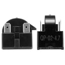 Refrigerator Start Relay PTC for QP-2-4.7 4.7Ohm 3Pin Danby Compressor Black