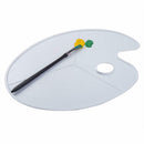Oval Shaped Art Pallet for Acrylic Oil Watercolor Painting Paint Tray Palette
