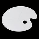 Oval Shaped Art Pallet for Acrylic Oil Watercolor Painting Paint Tray Palette