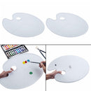 Oval Shaped Art Pallet for Acrylic Oil Watercolor Painting Paint Tray Palette