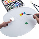 Oval Shaped Art Pallet for Acrylic Oil Watercolor Painting Paint Tray Palette