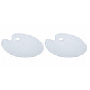 Oval Shaped Art Pallet for Acrylic Oil Watercolor Painting Paint Tray Palette