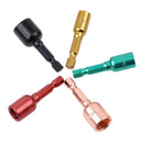 1/4 5/16 3/8-1/2 Drill Bit Socket Magnetic Nut Driver Set Hex Shank Adapter