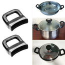 2X Replacement Cooker Steamer Stock Sauce Pan Short Side Handles For home
