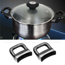 2Pcs Pressure Pan Handle Short Side with Screws for Steamer Sauce Cooker