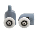 4Pcs Upper and Lower Single-wheel Nylon Bounce Wheel Bathroom High Quality New