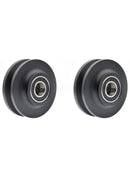 2 x Home Sliding Barn Door Wheel Closet Hardware Roller Window Pulley Cabinet d