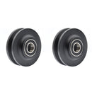 2 x Home Sliding Barn Door Wheel Closet Hardware Roller Window Pulley Cabinet d
