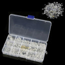 300 x Silicone Screw On Push In Glasses Nose Pads Eyeglass Eyewear Repair Tools