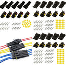 15 x Waterproof Electrical Wire Connector Plugs Kit 2/3/4Pin Way Newest Useful