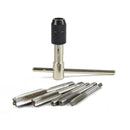 Metric Tap And Die Set M6 - M12 And Tap Wrench 6 pc By BERGEN AT229 1 set New