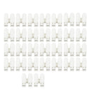 Terminals Connectors Lock-Wire Quick-Splice Electrical Cable-Clamp 30pcs