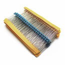 600Pcs 30 Values 1% 1/4W Metal Film Resistors Resistance Assortment Kit Set O M