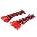 10 Pairs JST 2Pin Connector Male Female Plug Cable Wire For Battery LED Lights