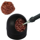 Welding Soldering Solder Iron Tip Cleaner Ball Holder Steel Wire Sponge Durable