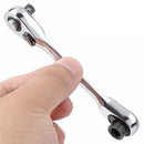 1 x Mini Double Head Fast Ratchet Wrench Bit Socket Wrench Screwdriver Tools