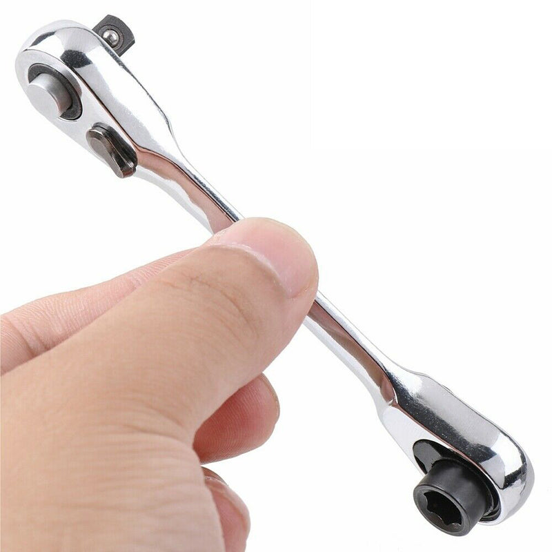 1 x Mini Double Head Fast Ratchet Wrench Bit Socket Wrench Screwdriver Tools