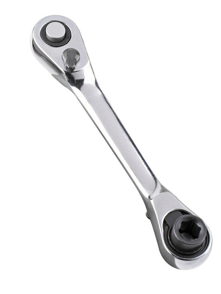 1 x Mini Double Head Fast Ratchet Wrench Bit Socket Wrench Screwdriver Tools