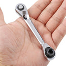 1 x Mini Double Head Fast Ratchet Wrench Bit Socket Wrench Screwdriver Tools