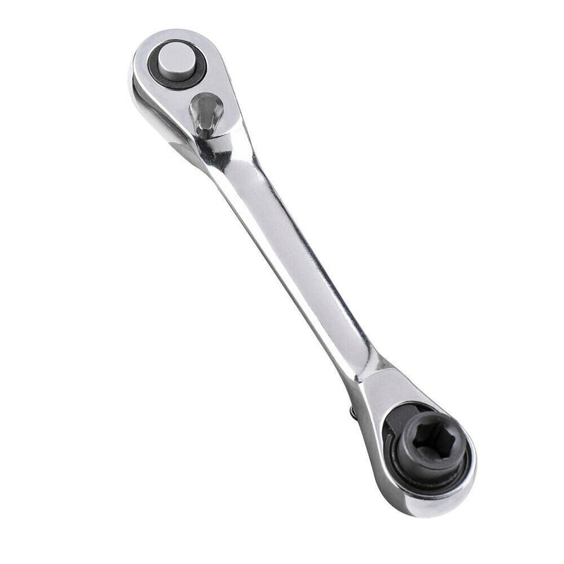 1 x Mini Double Head Fast Ratchet Wrench Bit Socket Wrench Screwdriver Tools