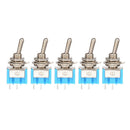 Mini Latching Toggle Switch DPDT ON-OFF-ON AC 3A/250V 6A/125V 6 Pin New Quality
