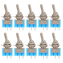 Mini Latching Toggle Switch DPDT ON-OFF-ON AC 3A/250V 6A/125V 6 Pin New Quality