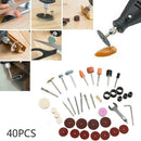 40Pcs Mini Electric Drill Grinder Set Rotary Tool Grinding Polishing Accessories
