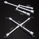 Universal Folding 4-Way Wrench Cross Wrench Tire Removal Repair Tool For Cars