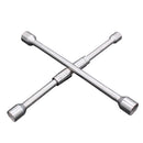 Universal Folding 4-Way Wrench Cross Wrench Tire Removal Repair Tool For Cars
